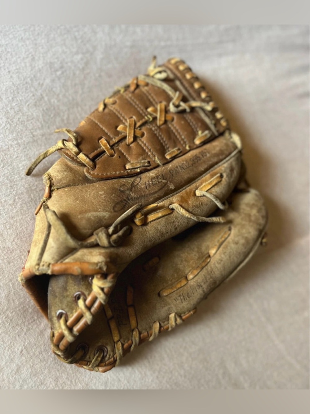 vintage Rawlings Mickey Mantle Youth Baseball Glove